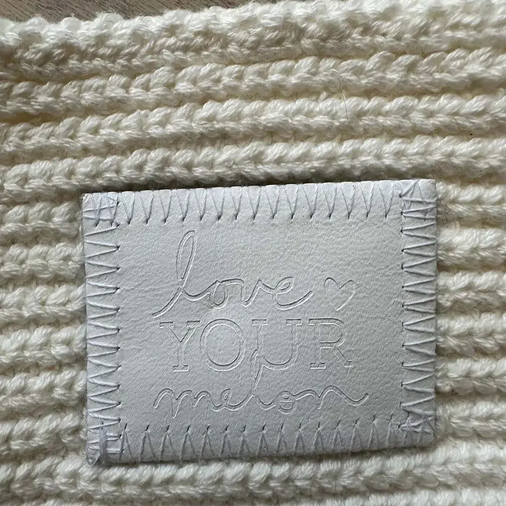 Love Your Melon Cream Cotton Ribbed Knit Headband Ear Warmer